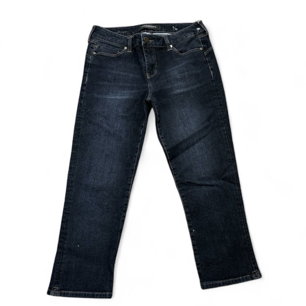 Liverpool Jeans Company Deep Indigo Slim Cropped Jeans